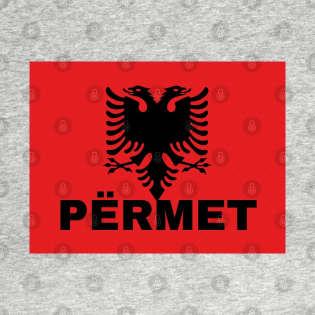 Përmet City in Albanian Flag by aybe7elf